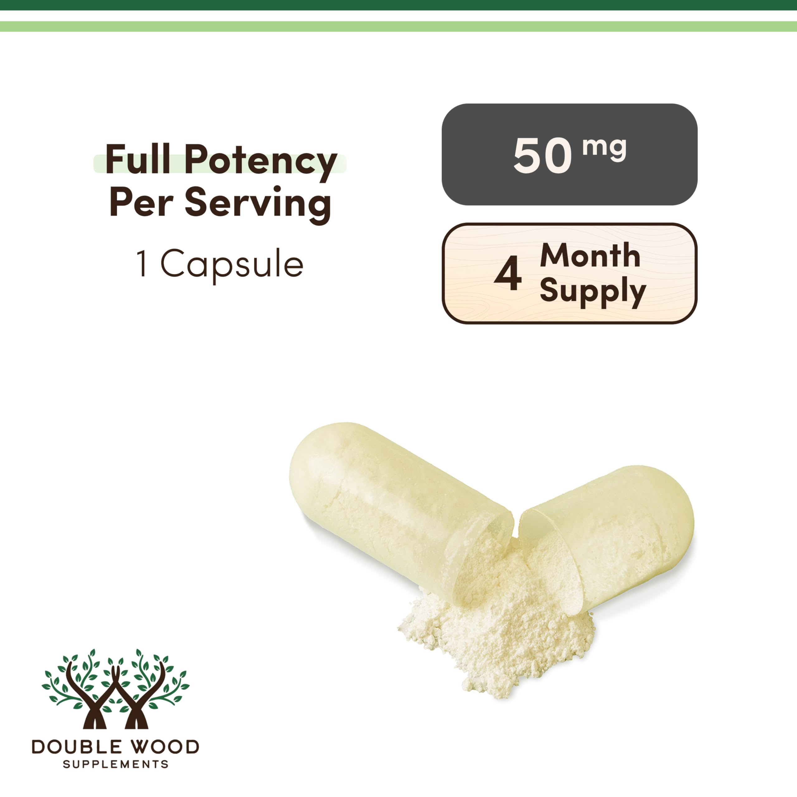 Double Wood Relaxation Duo - Magnesium Glycinate & Apigenin - Complementary Support for Sleep, Calm, and Daily Wellness - Vegan, Non-GMO, Gluten Free - Image 9