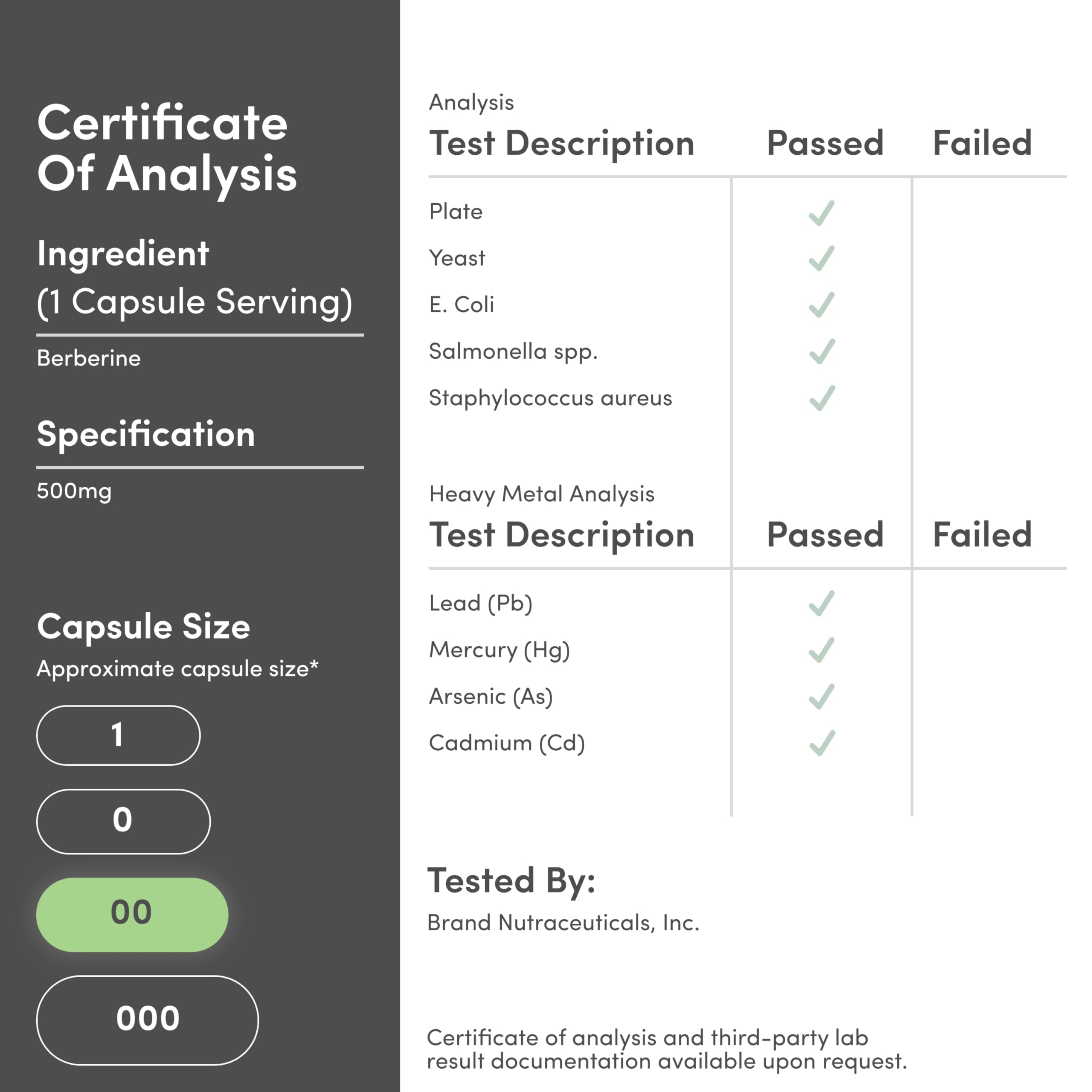 Berberine Supplement 500mg, 60 Capsules (Third Party Tested, Non-GMO, Gluten Free, Vegan Safe) AMPK Activator - Berberine HCL for Cardiovascular Health by Double Wood (Pack of 2) - Image 7