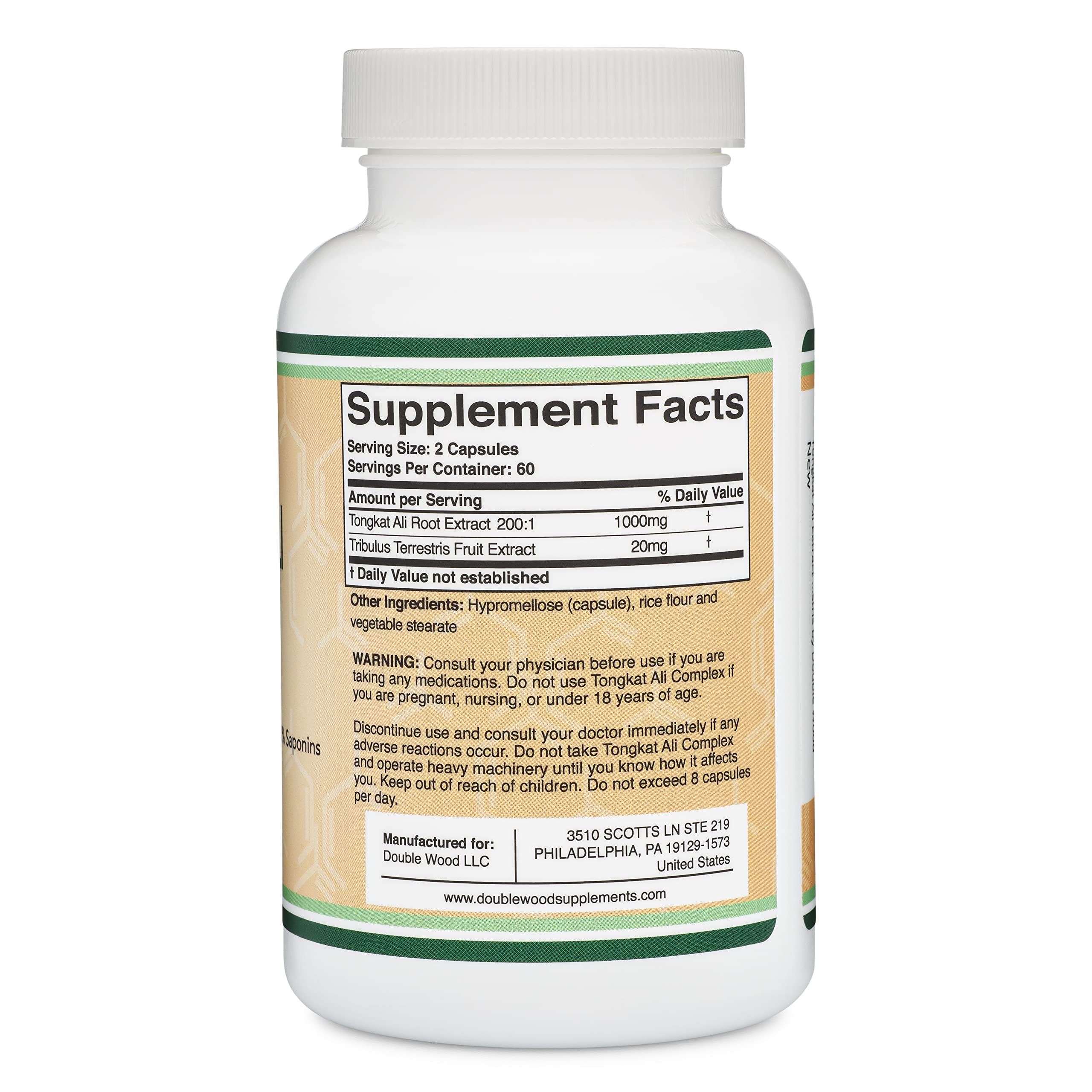 Double Wood Supplements Tongkat Ali and Turkesterone Bundle - Men's Health and Athletic Performance Support - Image 4